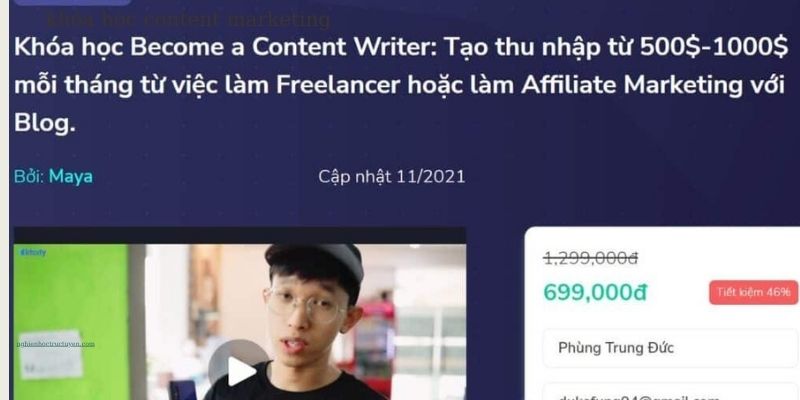 Khóa học Become a Content Writer