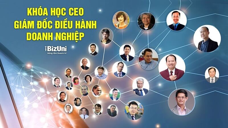 Khóa học CEO đào tạo Giám đốc điều hành doanh nghiệp của BizUni