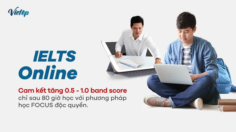 Khóa học ielts online tại Vietop