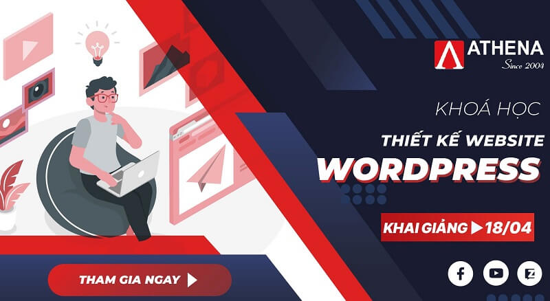 Khóa học thiết kế website bằng WordPress - Athena