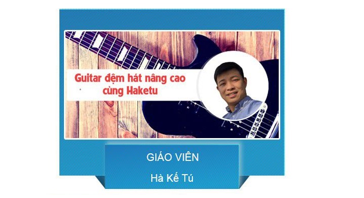 khóa học guitar Hà Kế Tú do Unica